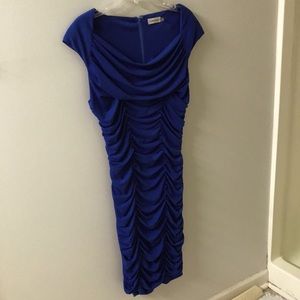 Royal blue Calvin Klein cocktail dress
